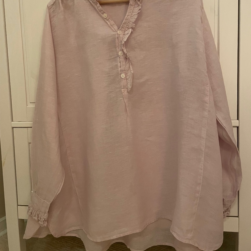 CP SHADES AMBER LINEN TOP